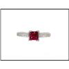Image 1 : INVISIBLE SET RUBY DIAMOND RING WAS $595.00 #1634826
