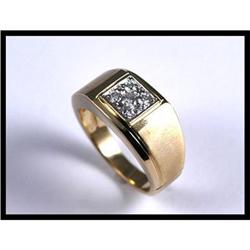 14K Yellow Gold Diamond Ring #1634827