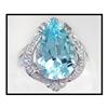 Image 1 : AQUAMARINE COLOR 6.6 CARAT TOPAZ DIAMOND #1634847