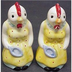 FIGURAL SALT & PEPPER - CHICKENS #1634958
