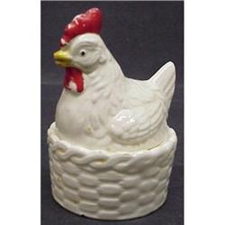 FIGURAL SALT & PEPPER - WHITE HEN #1634960