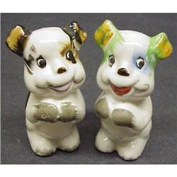 FIGURAL SALT & PEPPER - CUTE PUPPIES #1634961