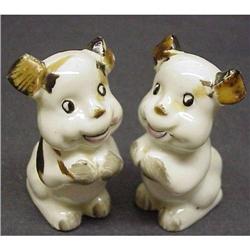 FIGURAL SALT & PEPPER - CUTE DOGS #1634962