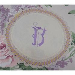 INTRICATE VICTORIAN DOILY-MONOGRAM #1634979