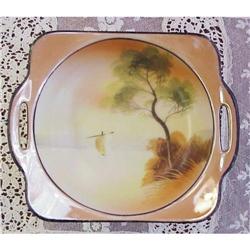 ANTIQUE NORITAKI HAND PAINTED DISH #1634998