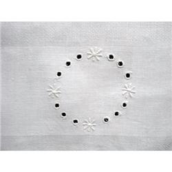 LOVELY ANTIQUE EMBROIDERY/CUTWORK TOWEL #1635016