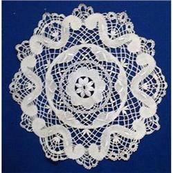 Exquisite Cluny & Needle Lace Large Doily #1635025