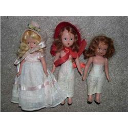 Nancy Ann Storybook Dolls- 3 painted plastic #1635162