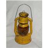 Image 1 : EARLY DIETZ LANTERN NO. 2 WITH AMBER GLOBE  #1635356