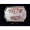 Image 1 : DRESSER TRAY W/PINK ROSES VICTORIAN PROV SAXE #1635377