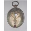 Image 1 : Large Victorian Gold Filled Locket, Garnet, #1635451