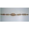 Image 1 : Victorian Gilted Etruscan Revival Link Bracelet#1635459