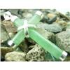 Image 1 : Designer Jade Cross Sterling Silver Pendant #1635529
