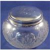Image 1 : Antique Sterling Topped DRESSER JAR POWDER BOX #1635640