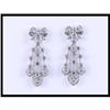Image 1 : Sensational 18K White Gold Dangling Diamond #1636143