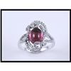 Image 1 : Intricate 18K White Gold Pink Tourmaline and #1636179