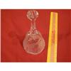 Image 1 : Beautiful Large Glass Bell with Rose Etched #1636284