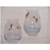 Estate Pair of Goldfish Glass Vases Bowls #1636842