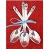1939 INTERNATIONAL 4 STERLING SPOONS DEMITASSE #1636917