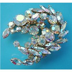 GORGEOUS ~JULIANA~ LAYERED RHINESTONE BROOCH #1636975