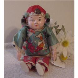 Doll Composition 9" Oriental Chinese Man #1637008