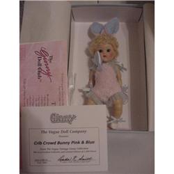 Doll Ginny Crib Crowd Bunny Pink & Blue MIB #1637045