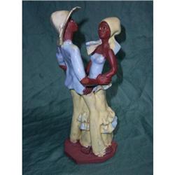Ceramic south american dancing couple #1637087