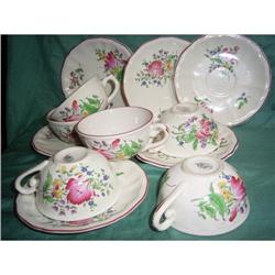 6  Luneville cup & saucers #1637097