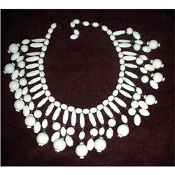 Plastic Bib/Fringe Necklace #1637188