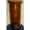 Blown glass Amber Vase #1637189