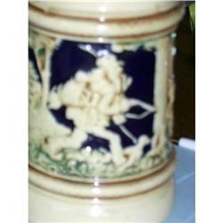 German Hunting Scene Stein #1637281