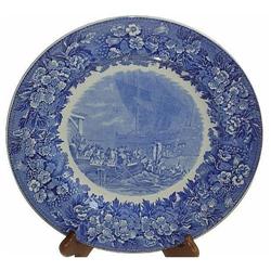 Historic Plate - Wedgewood "Boston Tea Party"  #1637296