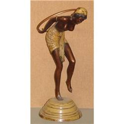 Bronze Gypsy Dancer Girl Statue Sculpture Woman#1637379