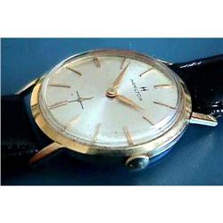 14kt GOLD HAMILTON Wristwatch WATCH Bubble BACK#1637389