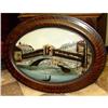 Image 1 : Reverse Glass Oil Painting Venice Italy Scene #1637393