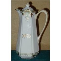 Nippon Chocolate pot with light green trim #1637410