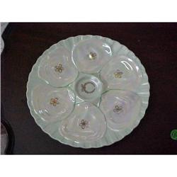 Lovely Irridescent Oyster Plate #1637411