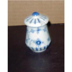 Royal Copenhagen Porcelain Blue/White Jam Jar #1637428