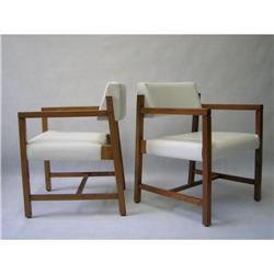 ELEGANT PAIR OF MODERNIST ROSEWOOD CHAIRS - #1637442