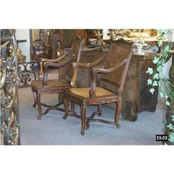 Louis XV Style Caned Chairs #1637462