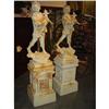 Small Cast Iron Statues with Pedestal #1637471