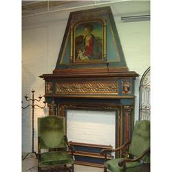 Wooden Italian Fireplace Mantel #1637479