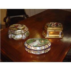 Porcelain Jewelry Boxes from France #1637484