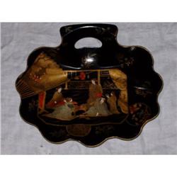 1850 French Napoleon III paper mache crummer #1637488