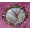 English GeorgianVictorian  hair mourning brooch#1637492