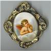 French Victorian Old Paris gold angel brooch  #1637495