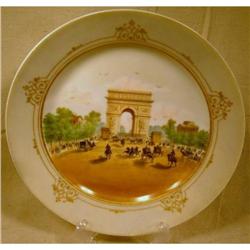 Old Paris Porcelain Arc de Triomphe Cabinet #1637519