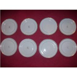 8 18th century Chinese Export Dinner plates  #1637520
