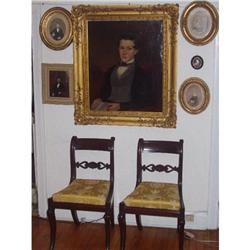 American Federal Mahogany Carved New York #1637521