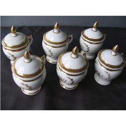 Empire Old Paris Pots de Creme set  #1637525
